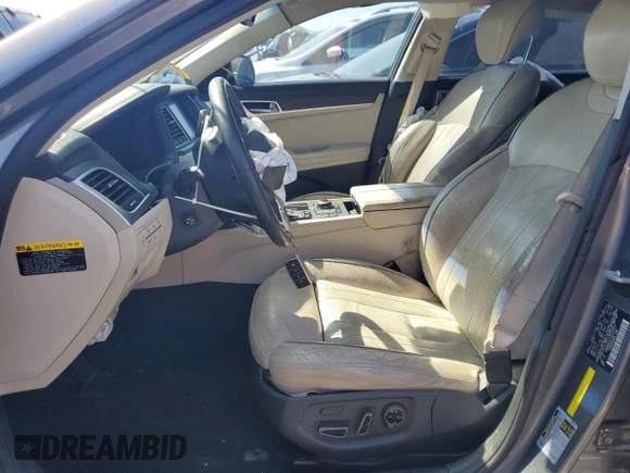 2017 Genesis G80 3.8L с VIN KMHGN4JE7HU167537, выставлен на аукционе Copart как лот 45544555 с пробегом 97 980 миль миль и Списание • Salvage title. История ставок и продаж доступна на DreamBid. Изображение 7.