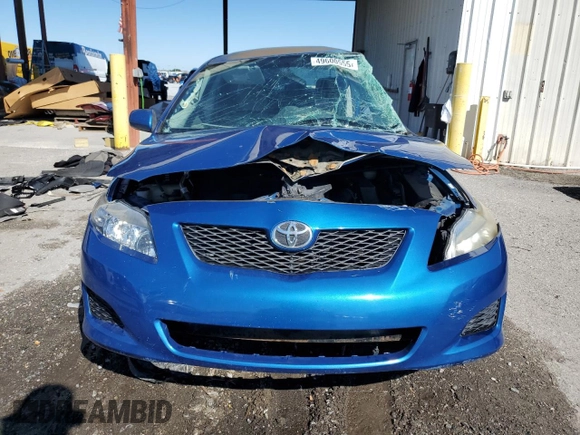 2010 Toyota Corolla with VIN 1NXBU4EE4AZ303474, listed as a Copart auction lot 49600555 with 0 mi miles and Non Repairable. Bid and sale history available at carsss.com. Image 5.