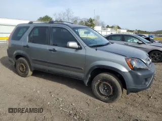 2006 Honda CR-V EX with VIN SHSRD78816U443453, listed as a Copart auction lot 53870575 with 156,652 mi miles and Salvage Title. Bid and sale history available at carsss.com. Image 4.