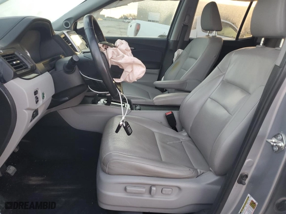 2017 Honda Ridgeline RTL-E with VIN 5FPYK3F72HB039695, listed as a Copart auction lot 48750495 with 123,910 mi miles and Salvage Title. Bid and sale history available at carsss.com. Image 7.