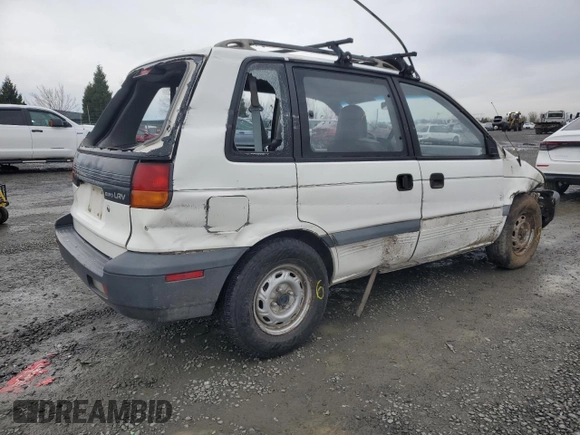 1992 Mitsubishi Expo LRV with VIN JA3CV20D6NZ037021, listed as a Copart auction lot 49648375 with 111,212 mi miles and Salvage Title. Bid and sale history available at DreamBid. Image 3.
