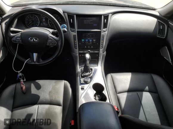2017 Infiniti Q50 Premium z VIN JN1EV7APXHM732252, wystawiony jako Copart lot #50937795 z przebiegiem 109 219 mil mil oraz Szkody całkowita. Historia ofert i sprzedaży dostępna na DreamBid. Obrazek 8.