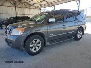 2009 Nissan Armada SE z VIN 5N1BA08D09N606956, wystawiony jako Copart lot #47868455 z przebiegiem 217 765 mil mil oraz Szkoda całkowita • Salvage title. Historia ofert i sprzedaży dostępna na DreamBid. Obrazek 1.