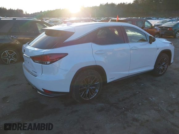 2021 Lexus RX with VIN 2T2YGMDAXMC069245, listed as a IAAI auction lot 41311771 with 54,549 mi miles. Bid and sale history available at carsss.com. Image 4.