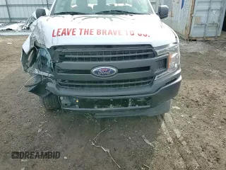 2018 Ford F-150 XL with VIN 1FTMF1CB4JKE24807, listed as a Copart auction lot 46630145 with 114,564 mi miles and Salvage Title. Bid and sale history available at carsss.com. Image 12.