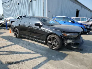 2024 Honda Accord Sport-L with VIN 1HGCY2F79RA044819, listed as a Copart auction lot 58347705 with 12,747 mi miles and Salvage title. Bid and sale history available at DreamBid. Image 4.