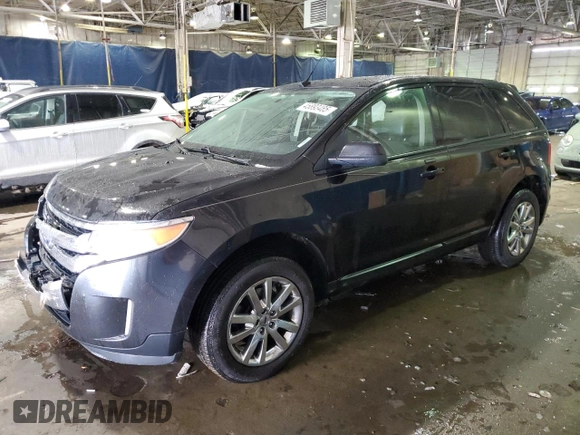 2014 Ford Edge SEL z VIN 2FMDK4JC6EBB37439, wystawiony jako Copart lot #45893485 z przebiegiem 205 209 mil mil oraz Czysty tytuł • Clean title. Historia ofert i sprzedaży dostępna na DreamBid. Obrazek 1.