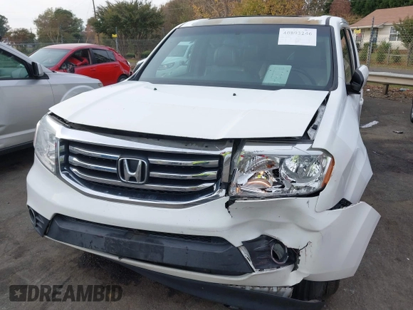 2015 Honda Pilot EX-L with VIN 5FNYF4H51FB010541, listed as a IAAI auction lot 40893246 with 215,295 mi miles and . Bid and sale history available at carsss.com. Image 6.