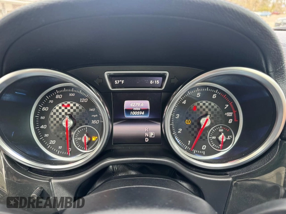 2016 Mercedes-Benz GLE 450 AMG with VIN 4JGED6EB0GA008588, listed as a Copart auction lot 50034745 with 100,594 mi miles and Clean title. Bid and sale history available at DreamBid. Image 8.