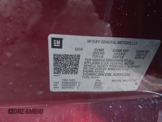 2020 Chevrolet Tahoe LT с VIN 1GNSCBKC9LR231036, выставлен на аукционе IAAI как лот 41325561 с пробегом 92 328 миль миль и . История ставок и продаж доступна на DreamBid. Изображение 9.