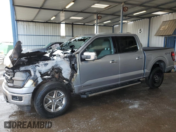 2024 Ford F-150 XLT with VIN 1FTFW3LD9RFA16491, listed as a Copart auction lot 45208435 with 0 mi miles and Non Repairable. Bid and sale history available at carsss.com. Image 1.