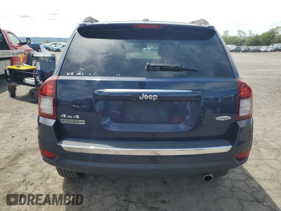 2017 Jeep Compass High Altitude with VIN 1C4NJDEB3HD154758, listed as a Copart auction lot 57640075 with 108,897 mi miles and Salvage title. Bid and sale history available at DreamBid. Image 6.