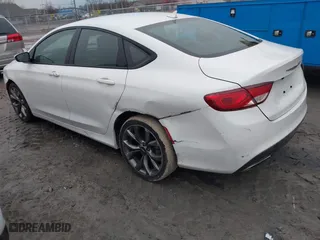 2016 Chrysler 200 S with VIN 1C3CCCBB3GN175350, listed as a IAAI auction lot 41187875 with 161,082 mi miles. Bid and sale history available at carsss.com. Image 3.