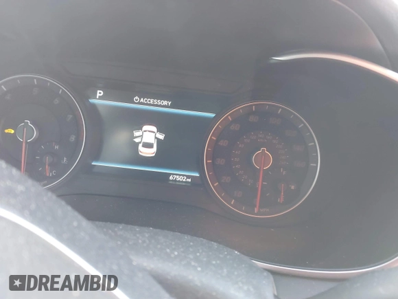 2019 Genesis G70 Advanced z VIN KMTG44LA4KU018125, wystawiony jako IAAI lot #41431676 z przebiegiem 67 502 mil mil oraz . Historia ofert i sprzedaży dostępna na DreamBid. Obrazek 7.