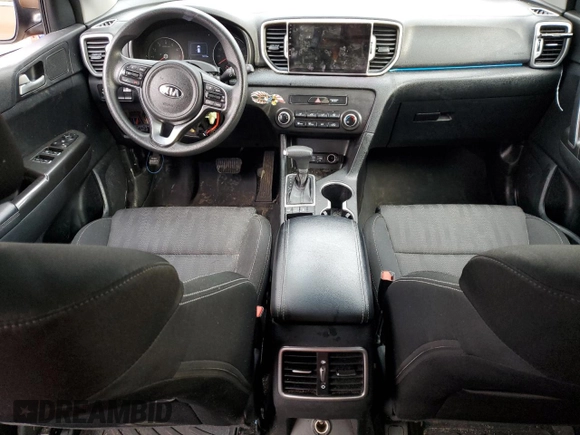 2017 Kia Sportage LX with VIN KNDPMCAC7H7291029, listed as a Copart auction lot 48164115 with 70,199 mi miles and Salvage Title. Bid and sale history available at DreamBid. Image 8.