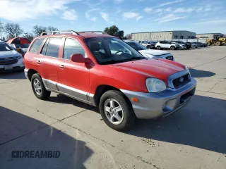 2004 Hyundai Santa Fe GLS with VIN KM8SC13EX4U788146, listed as a Copart auction lot 86923224 with 206,346 mi miles and Salvage Title. Bid and sale history available at carsss.com. Image 4.