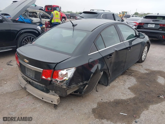 2014 Chevrolet Cruze ECO with VIN 1G1PH5SBXE7476296, listed as a IAAI auction lot 41892997 with 102,143 mi miles. Bid and sale history available at carsss.com. Image 4.