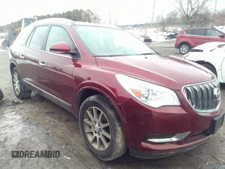 2015 Buick Enclave Leather with VIN 5GAKVBKD9FJ224801, listed as a IAAI auction lot 41737679 with 100,115 mi miles and . Bid and sale history available at carsss.com. Image 1.