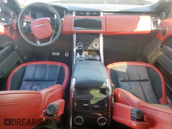 2020 Land Rover Range Rover Sport HST with VIN SALWS2RU0LA885538, listed as a Copart auction lot 48674555 with Not provided miles and Salvage title. Bid and sale history available at DreamBid. Image 8.