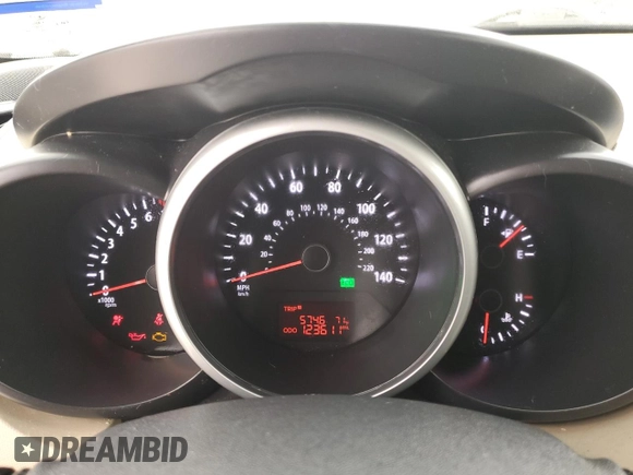 2013 Kia Soul + with VIN KNDJT2A65D7520086, listed as a Copart auction lot 50708535 with 123,611 mi miles and Salvage Title. Bid and sale history available at DreamBid. Image 9.