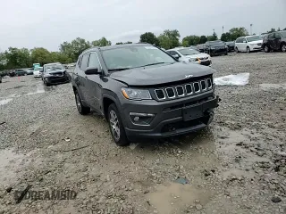 2020 Jeep Compass Latitude with VIN 3C4NJDBB7LT234491, listed as a Copart auction lot 73374084 with 23,527 mi miles and Salvage Title. Bid and sale history available at DreamBid. Image 10.