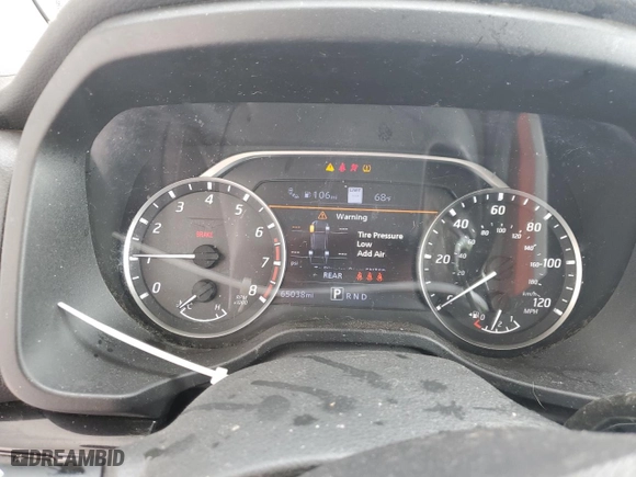 2021 Nissan Titan SV with VIN 1N6AA1EF2MN503488, listed as a Copart auction lot 49141675 with 65,038 mi miles and Salvage Title. Bid and sale history available at carsss.com. Image 9.
