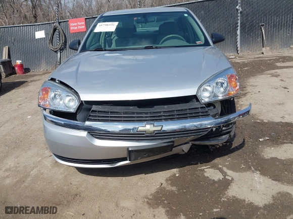 2005 Chevrolet Malibu LS with VIN 1G1ZT52855F262950, listed as a IAAI auction lot 41798531 with 56,722 mi miles. Bid and sale history available at carsss.com. Image 6.