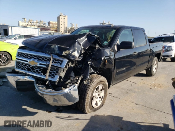 2014 Chevrolet Silverado 1500 LT with VIN 3GCPCREH3EG436823, listed as a Copart auction lot 49597995 with 258,666 mi miles and Salvage Title. Bid and sale history available at DreamBid. Image 1.