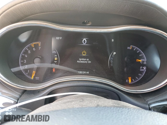 2015 Jeep Grand Cherokee Overland with VIN 1C4RJFCT4FC813510, listed as a Copart auction lot 41466395 with 135,124 mi miles and Salvage Title. Bid and sale history available at carsss.com. Image 9.