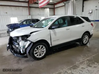 2020 Chevrolet Equinox LS with VIN 2GNAXSEV7L6119604, listed as a Copart auction lot 51967315 with 35,634 mi miles and Salvage Title. Bid and sale history available at carsss.com. Image 1.
