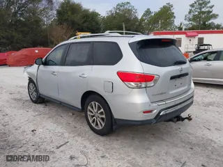 2014 Nissan Pathfinder SV with VIN 5N1AR2MN7EC716214, listed as a IAAI auction lot 41499952 with 144,283 mi miles. Bid and sale history available at carsss.com. Image 3.