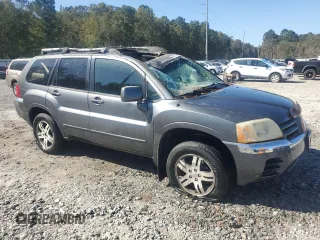 2004 Mitsubishi Endeavor XLS with VIN 4A4MM31S24E022509, listed as a Copart auction lot 76718234 with 193,129 mi miles and Salvage Title. Bid and sale history available at carsss.com. Image 4.