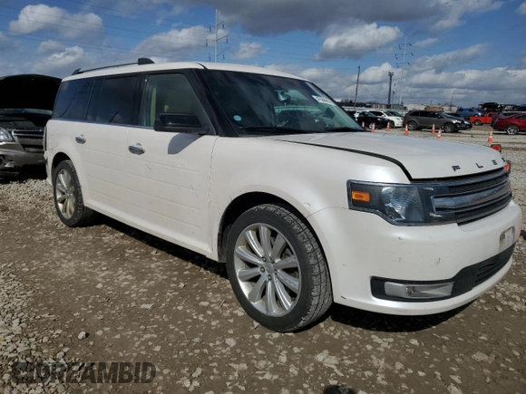 2015 Ford Flex SEL with VIN 2FMGK5C81FBA22941, listed as a Copart auction lot 47589955 with 144,543 mi miles and Salvage Title. Bid and sale history available at carsss.com. Image 4.