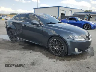 2008 Lexus IS 250 with VIN JTHBK262182070533, listed as a Copart auction lot 57807445 with 189,869 mi miles and Salvage title. Bid and sale history available at DreamBid. Image 4.