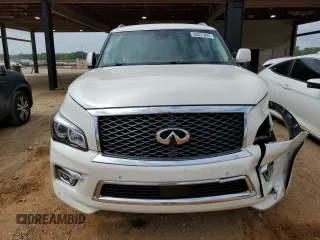2017 Infiniti QX80 with VIN JN8AZ2NF8H9640603, listed as a Copart auction lot 60391994 with 120,152 mi miles and Salvage Title. Bid and sale history available at carsss.com. Image 5.
