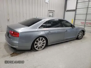2014 Audi A8 4.0T с VIN WAUR2AFD8EN002992, выставлен на аукционе Copart как лот 45711745 с пробегом 135 881 миль миль и Чистый • Clean title. История ставок и продаж доступна на DreamBid. Изображение 3.
