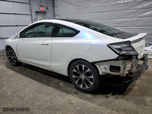 2013 Honda Civic Cpe Si with VIN 2HGFG4A53DH703554, listed as a Copart auction lot 47652145 with 0 mi miles and Salvage Title. Bid and sale history available at carsss.com. Image 2.