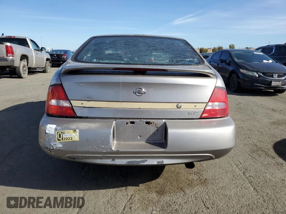 2001 Nissan Altima GXE with VIN 1N4DL01D61C166071, listed as a Copart auction lot 80495694 with 0 mi miles and Clean Title. Bid and sale history available at carsss.com. Image 6.