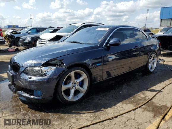 2010 BMW 3 Series 335i with VIN WBAWL7C54AP476419, listed as a Copart auction lot 71818174 with 95,075 mi miles and Salvage Title. Bid and sale history available at carsss.com. Image 1.
