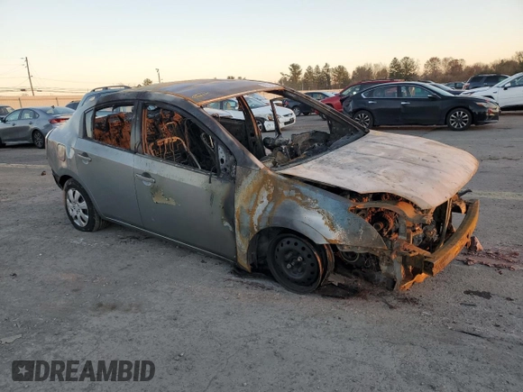 2007 Nissan Sentra S with VIN 3N1AB61E77L684413, listed as a Copart auction lot 48771085 with Not provided miles and Salvage title. Bid and sale history available at DreamBid. Image 4.