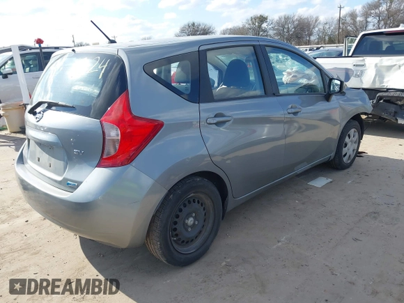 2015 Nissan Note S with VIN 3N1CE2CP9FL421765, listed as a IAAI auction lot 41503191 with 157,474 mi miles and . Bid and sale history available at DreamBid. Image 4.