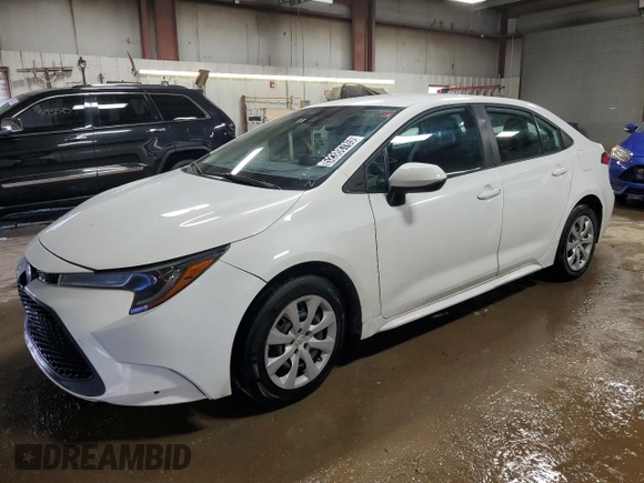 2022 Toyota Corolla LE with VIN 5YFEPMAE2NP298812, listed as a Copart auction lot 52388785 with 85,621 mi miles and Salvage Title. Bid and sale history available at carsss.com. Image 1.