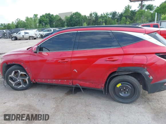 2022 Hyundai Tucson Limited with VIN 5NMJE3AE5NH044312, listed as a IAAI auction lot 42274784 with 80,582 mi miles and . Bid and sale history available at DreamBid. Image 14.