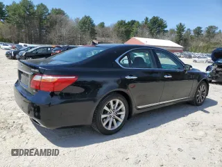 2012 Lexus LS 460 with VIN JTHCL5EF0C5015098, listed as a Copart auction lot 52645535 with 156,900 mi miles and Clean title. Bid and sale history available at DreamBid. Image 3.