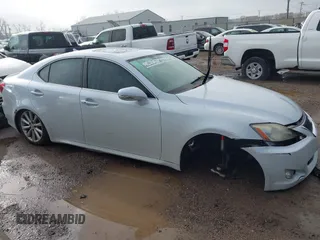 2009 Lexus IS with VIN JTHCK262295032037, listed as a IAAI auction lot 41883903 with 232,757 mi miles. Bid and sale history available at carsss.com. Image 14.
