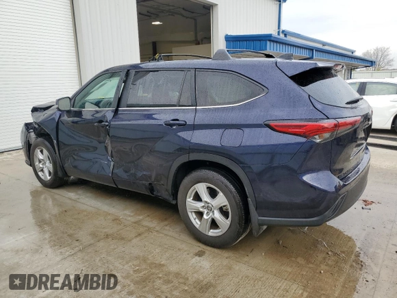 2023 Toyota Highlander L with VIN 5TDKDRAHXPS516623, listed as a Copart auction lot 77443144 with 39,669 mi miles and Clean title. Bid and sale history available at DreamBid. Image 2.