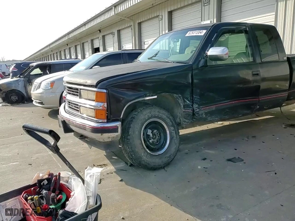 1994 Chevrolet C/K 2500 with VIN 2GCFK29K8R1315568, listed as a Copart auction lot 82931554 with 295,467 mi miles and Salvage Title. Bid and sale history available at carsss.com. Image 11.