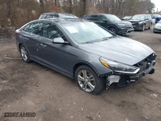 2018 Hyundai Sonata SEL with VIN 5NPE34AF1JH721262, listed as a IAAI auction lot 41711150 with 89,808 mi miles. Bid and sale history available at carsss.com. Image 1.