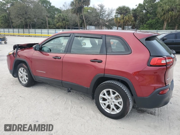 2017 Jeep Cherokee Sport with VIN 1C4PJMAS5HD227451, listed as a Copart auction lot 89089355 with 88,608 mi miles and Salvage Title. Bid and sale history available at carsss.com. Image 2.