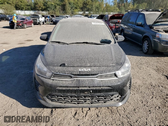 2022 Kia Rio S with VIN 3KPA24AD5NE432301, listed as a Copart auction lot 73457204 with 56,007 mi miles and Non Repairable. Bid and sale history available at carsss.com. Image 5.